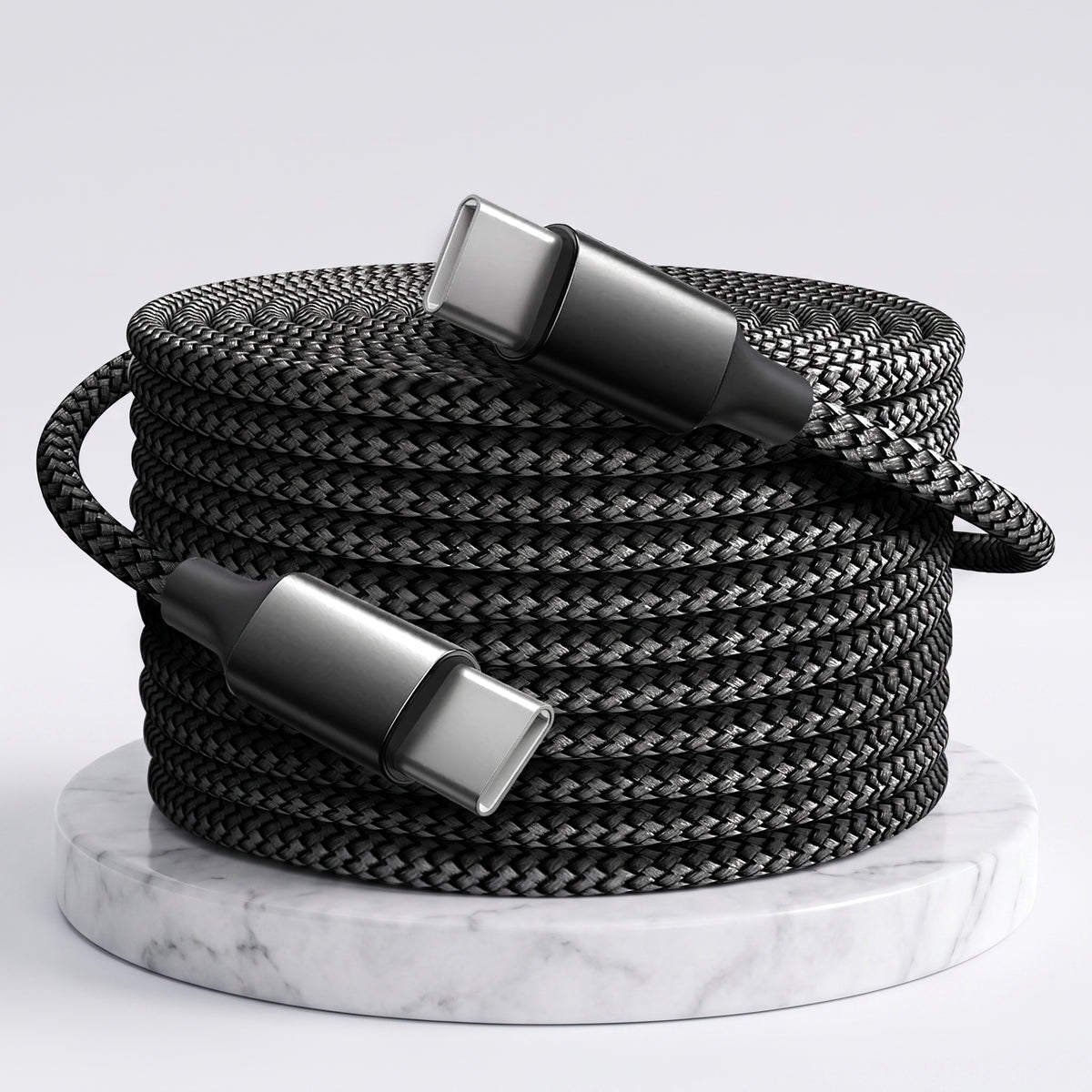 FONZY™ 60W PD Fast Charging Nylon Braided Type-C to Type-C Cable