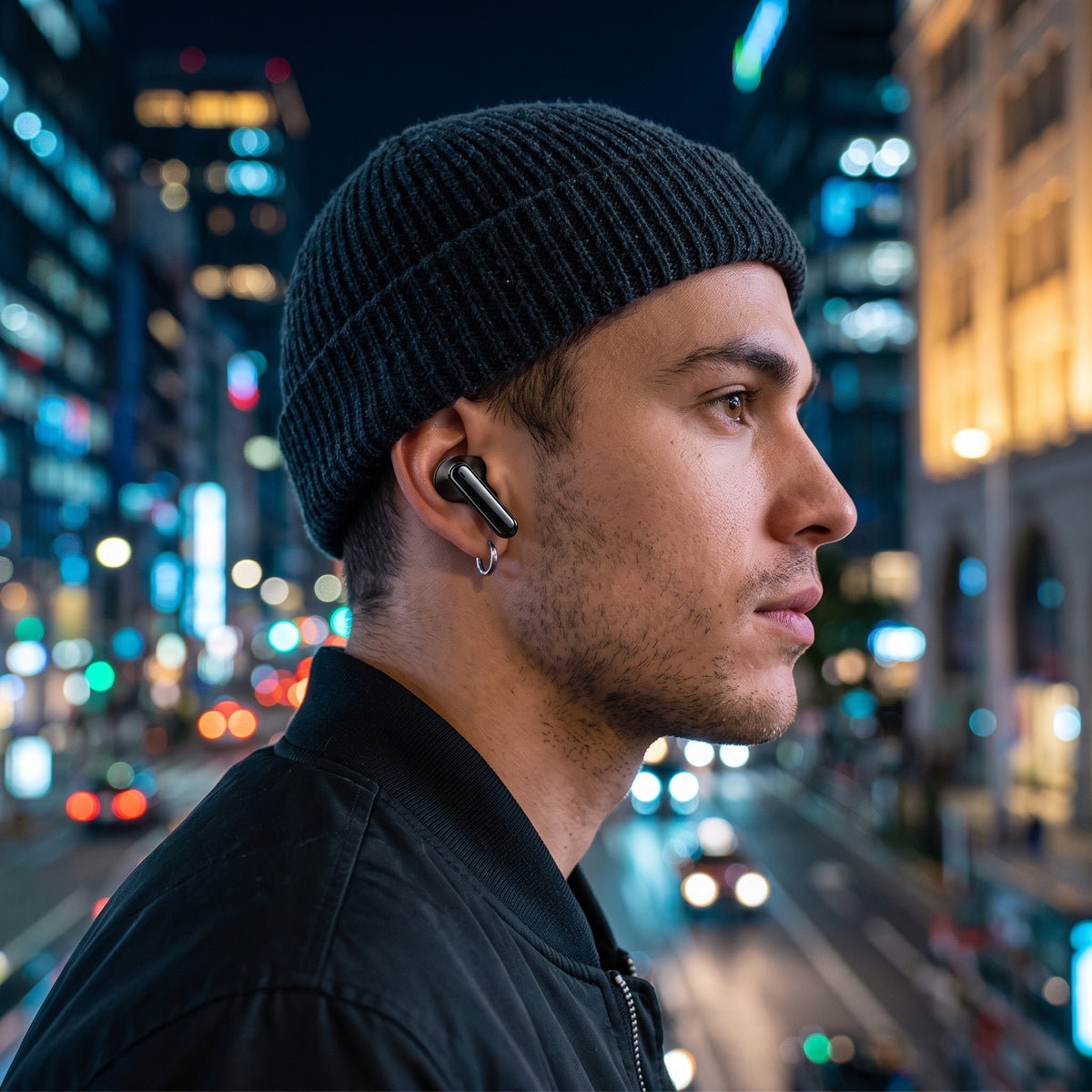 FONZY 895B Real Wireless Bluetooth Headset – Long Battery & Noise Reduction