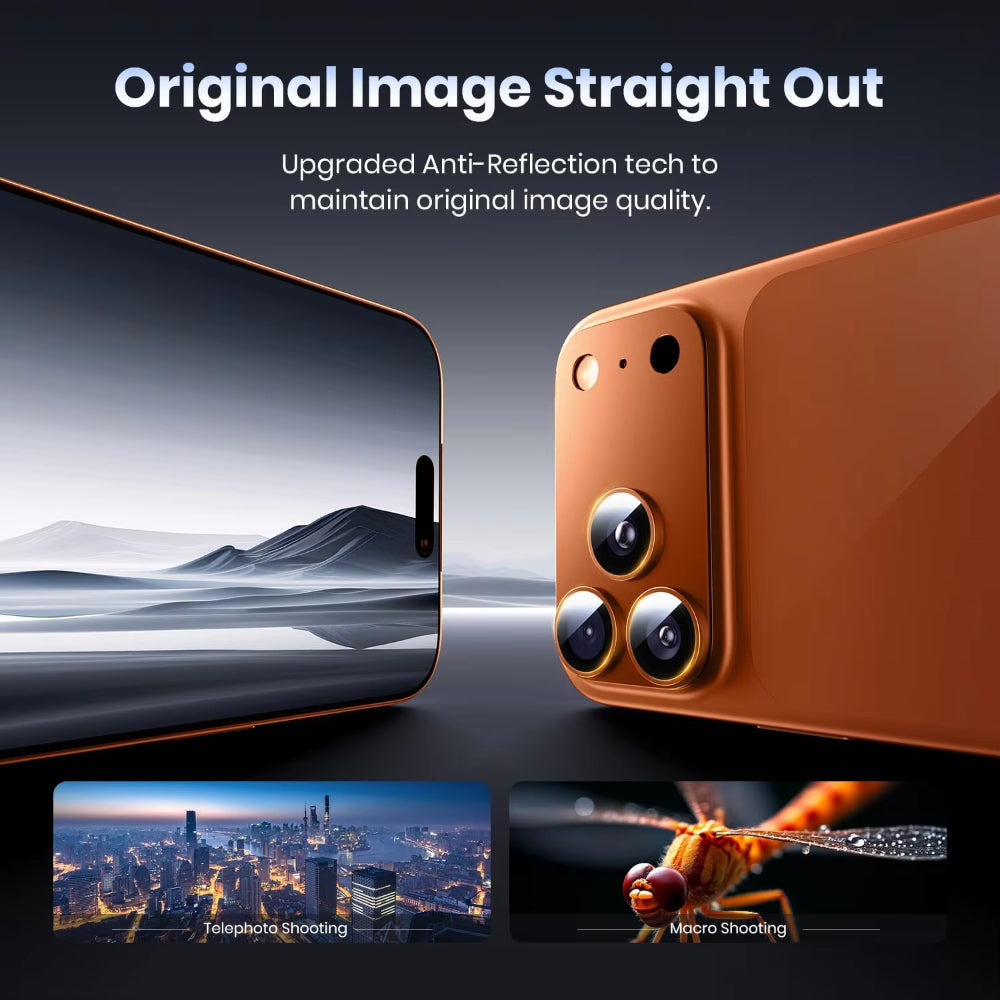 FONZY 9H Tempered Glass Camera Lens Protector for iPhone 17 Series
