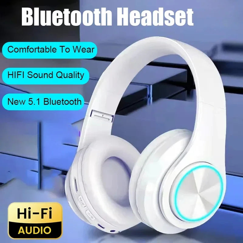 FONZY Bluetooth 5.1 Headphones: Hi-Fi Sound & SD Slot