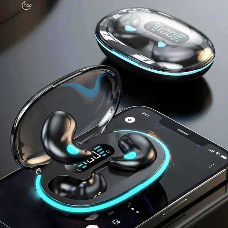 FONZY Wireless Bluetooth 5.0 Earphones with 350mAh Fast Charging Case