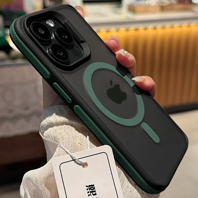 FONZY Independent Contrast Button iPhone Case – Matte Finish & Tactile Grip