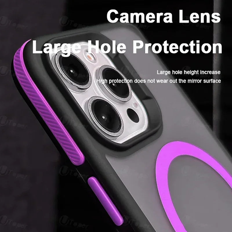 FONZY Independent Contrast Button iPhone Case – Matte Finish & Tactile Grip