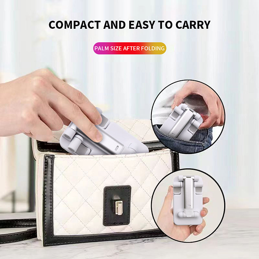 FONZY Adjustable Foldable Phone Stand – Universal Desk Holder for Phones & Tablets