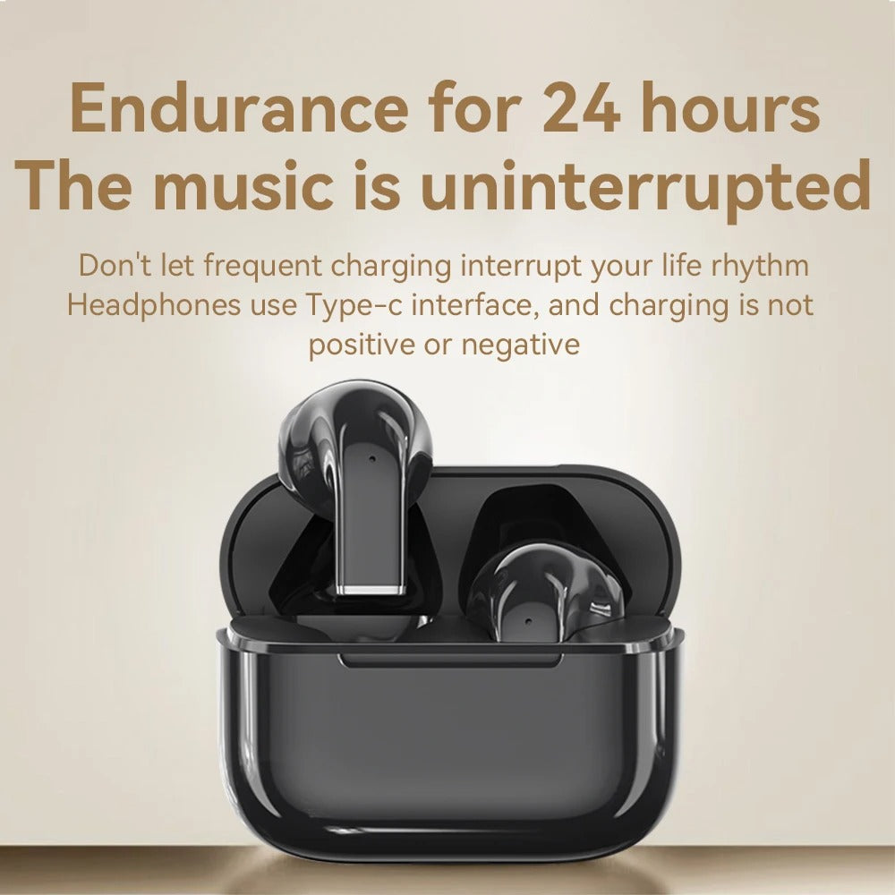 FONZY Bluetooth 5.4 Fast-Charging Wireless Earphones with HD Call Quality