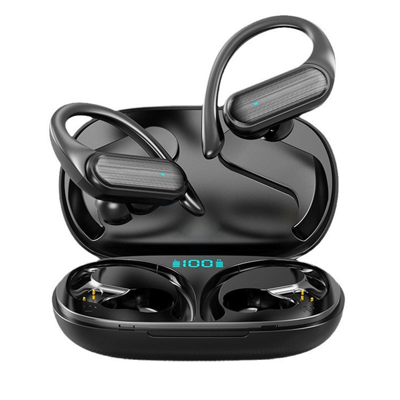 FONZY Over-Ear Sport Wireless Earbuds – 48H Playtime & Sweat-Resistant Earhooks