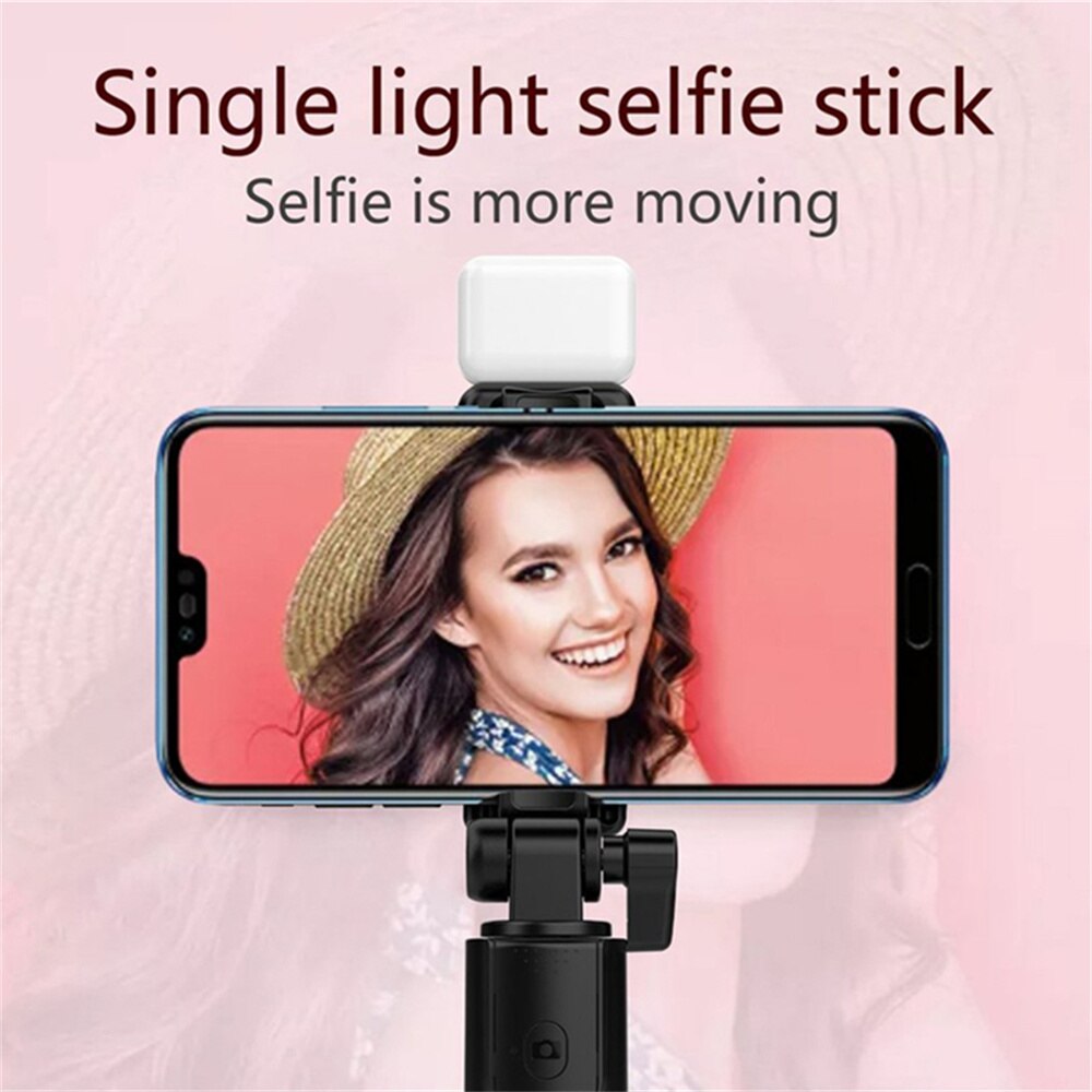 FONZY Portable All-In-One Selfie Stick Tripod with Detachable Fill Light