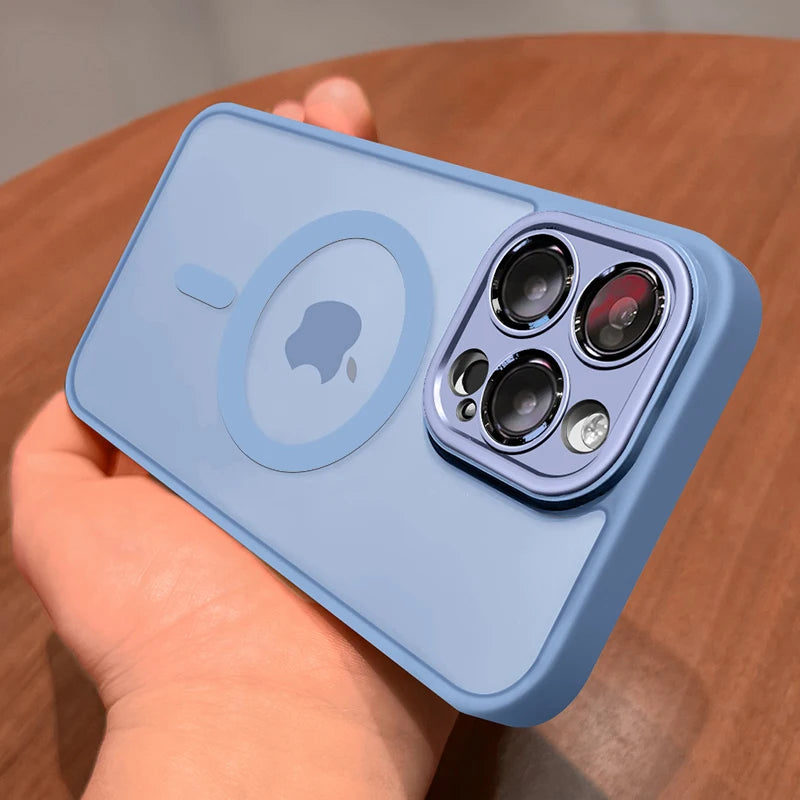 FONZY Matte MagSafe Case for iPhone 11-17 Pro Max with Lens Protection