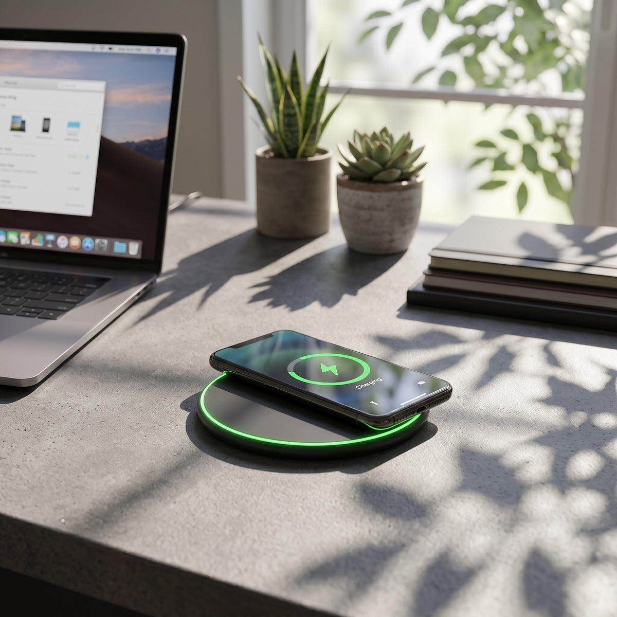 FONZY 100W Premium Ultra-Slim Fast Wireless Charger Pad