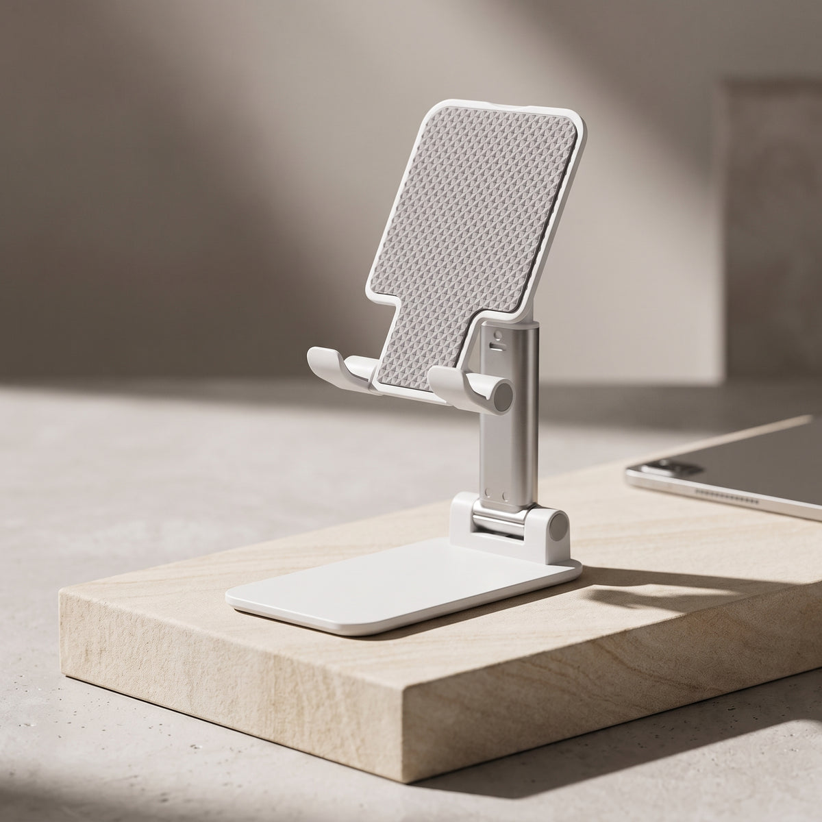 FONZY Adjustable Foldable Phone Stand – Universal Desk Holder for Phones & Tablets