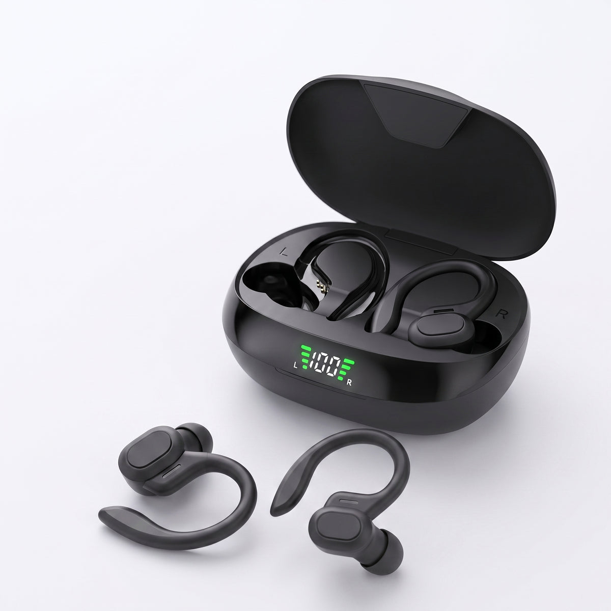 FONZY Wireless Sports Earphones | IPX6 Waterproof Ear Hook Headset