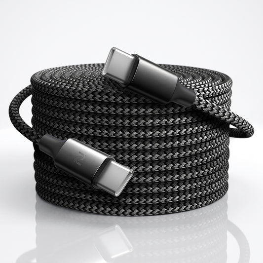 FONZY™ 60W PD Fast Charging Nylon Braided Type-C to Type-C Cable