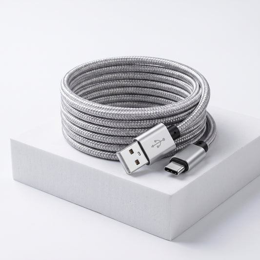 FONZY™ Ultra-Durable Nylon Braided USB-A to Type-C Fast Charging Cable