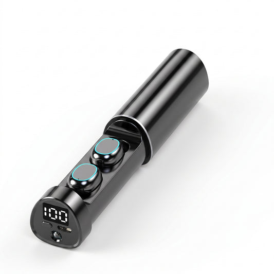 FONZY N21 TWS Bluetooth 5.2 Gaming Earphones with Flashlight & CVC8.0 Noise Reduction