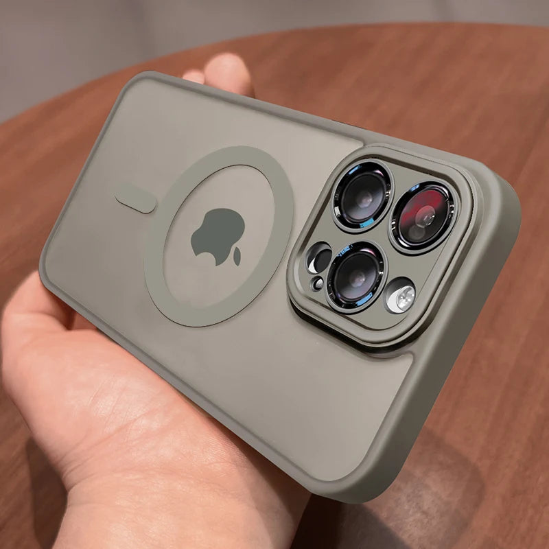 FONZY Matte MagSafe Case for iPhone 11-17 Pro Max with Lens Protection