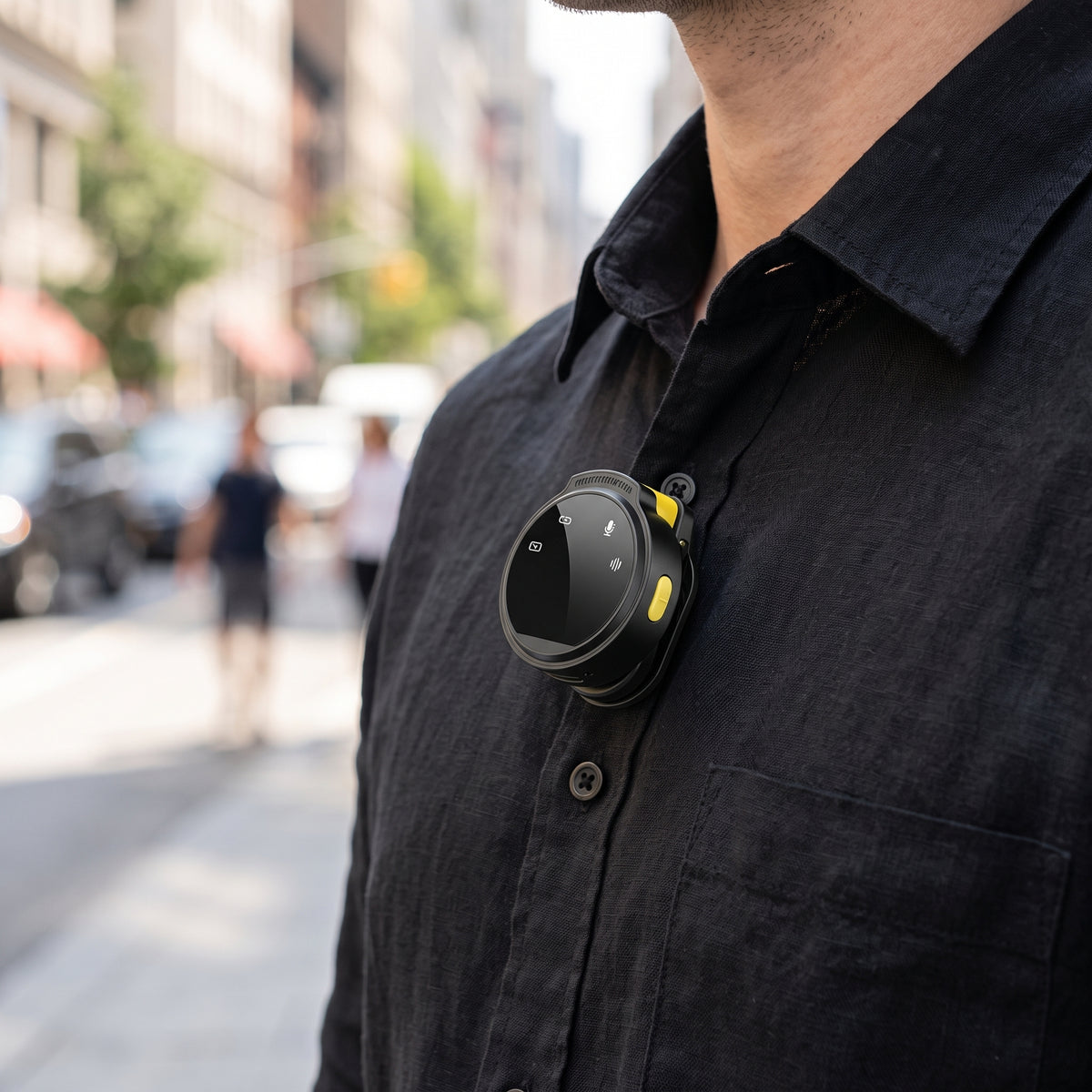 FONZY™ Professional Wireless Collar Mic – Plug & Play Clip-on Microphone with LED Power Display for iPhone, Type-C & Vloggers