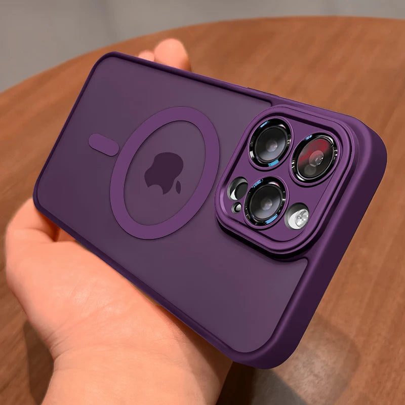 FONZY Matte MagSafe Case for iPhone 11-17 Pro Max with Lens Protection