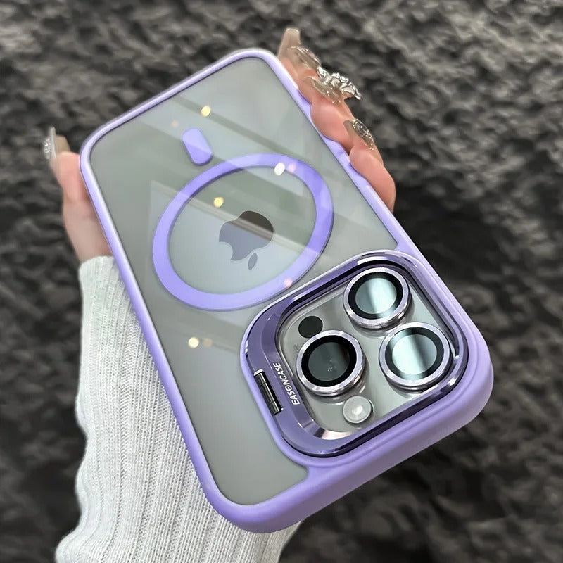 FONZY Invisible Camera Lens Kickstand MagSafe Case for iPhone