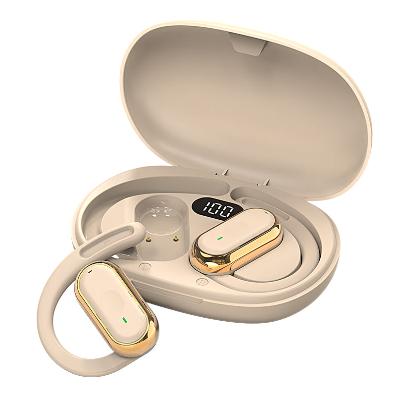 FONZY Open-Ear Wireless Earbuds with 90° Rotatable Ear Hooks – Bluetooth 5.4