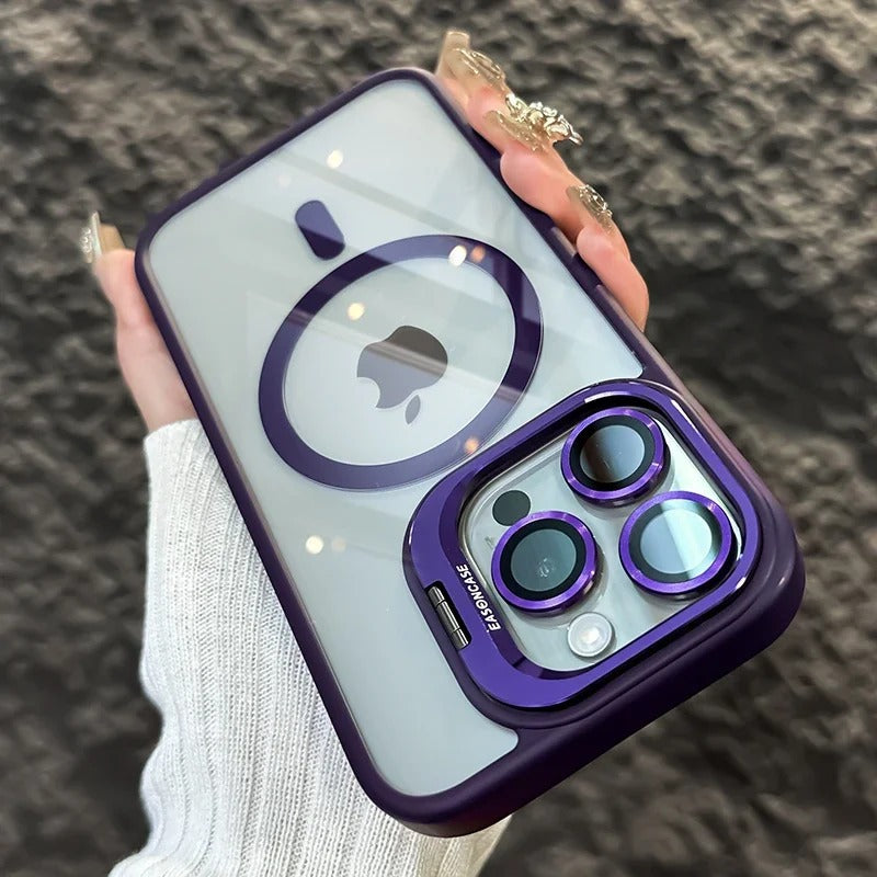 FONZY Invisible Camera Lens Kickstand MagSafe Case for iPhone