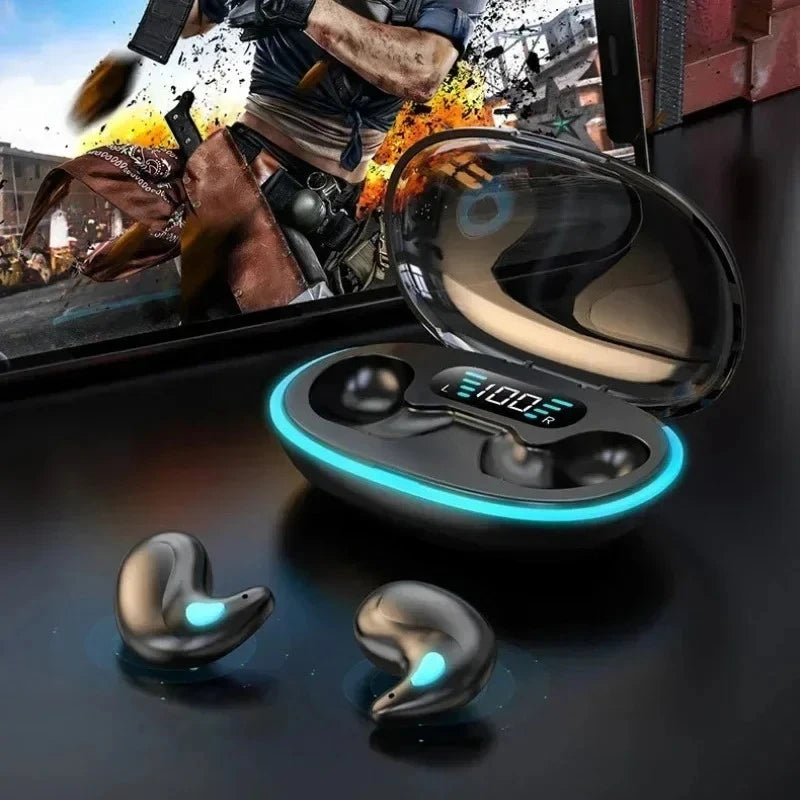 FONZY Wireless Bluetooth 5.0 Earphones with 350mAh Fast Charging Case
