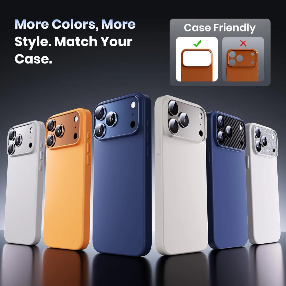 FONZY 9H Tempered Glass Camera Lens Protector for iPhone 17 Series
