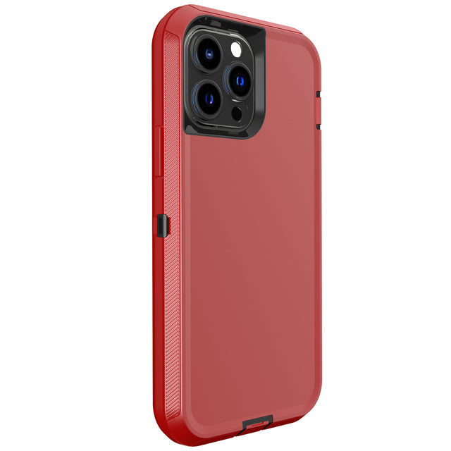 FONZY Rugged Armor Shockproof Case for iPhone 11 / 12 / 13 / 14 / 15 / 16 Series - Dual Layer Protective Cover