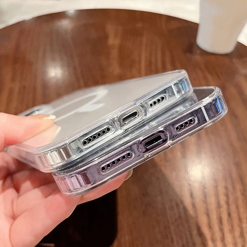 FONZY Magnetic Clear iPhone Case – Strong MagSafe Alignment & Drop Protection