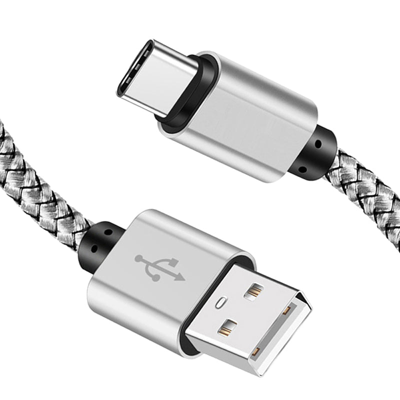 FONZY™ Ultra-Durable Nylon Braided USB-A to Type-C Fast Charging Cable