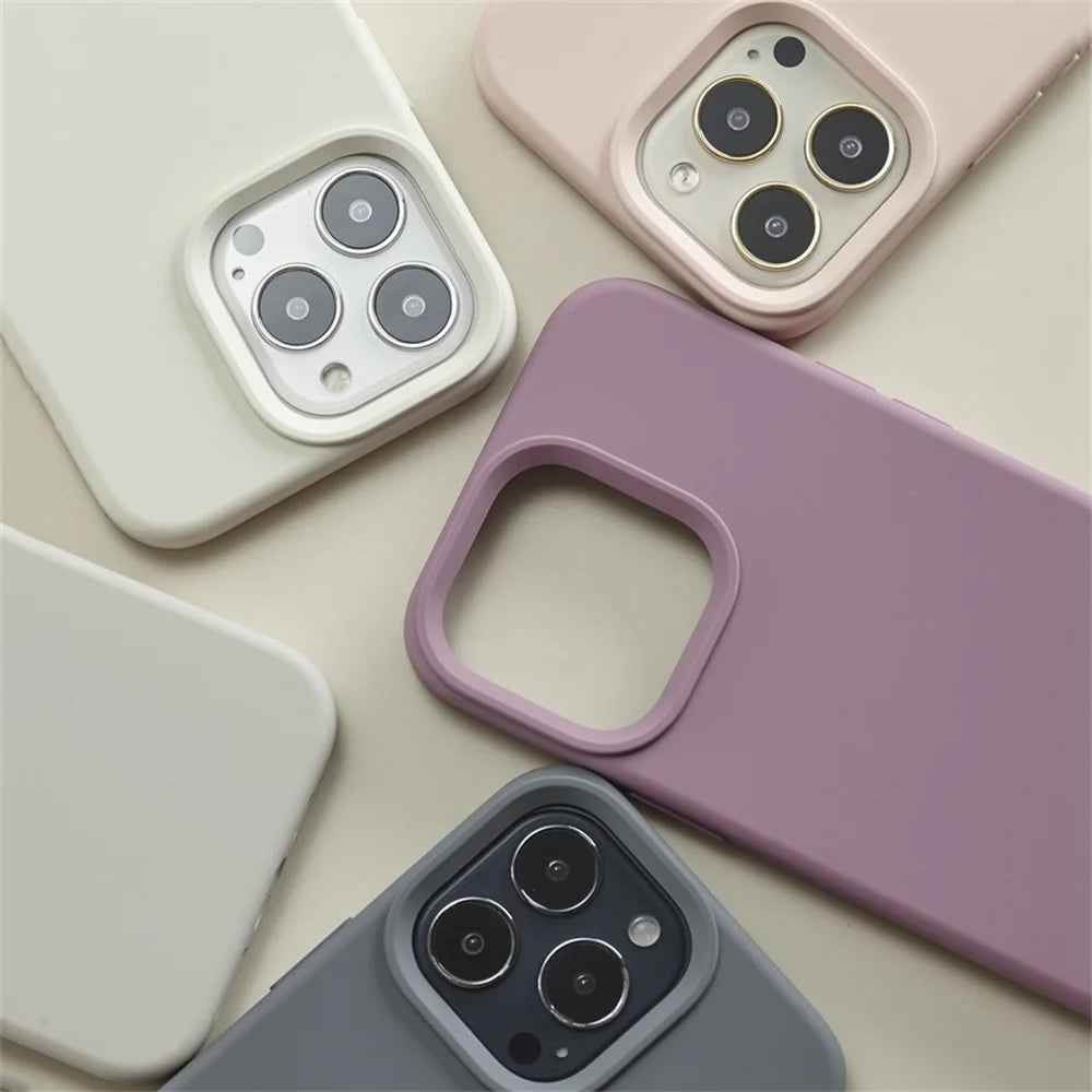 FONZY Liquid Silicone Soft Cover For iPhone 11 to 17 Pro Max