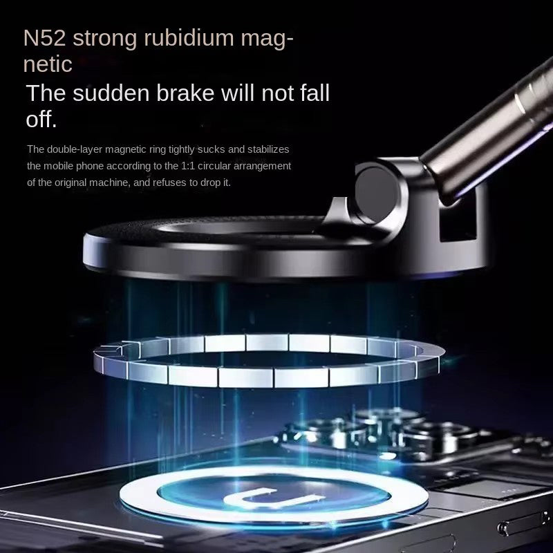 FONZY Ultra-Grip Knurled Base 360° Magnetic Phone Mount for Desk & Car
