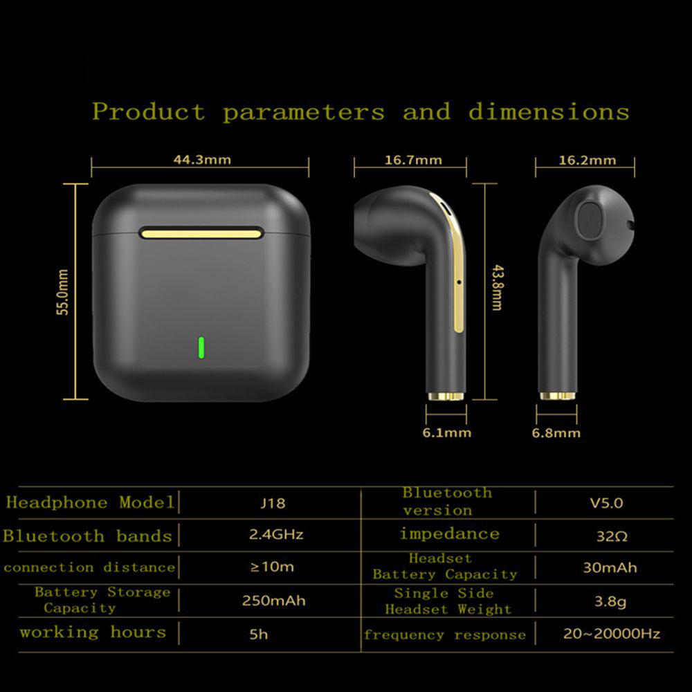 FONZY True Wireless Bluetooth Earbuds with Super Bass & IPX5 Waterproofing