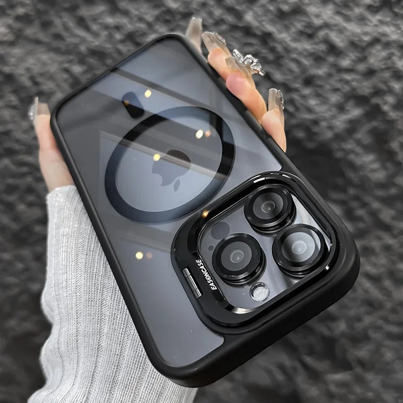 FONZY Invisible Camera Lens Kickstand MagSafe Case for iPhone
