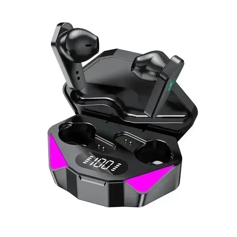FONZY Wireless Bluetooth 5.3 Earphones with Charging Case – Noise Reduction Sport Earbuds