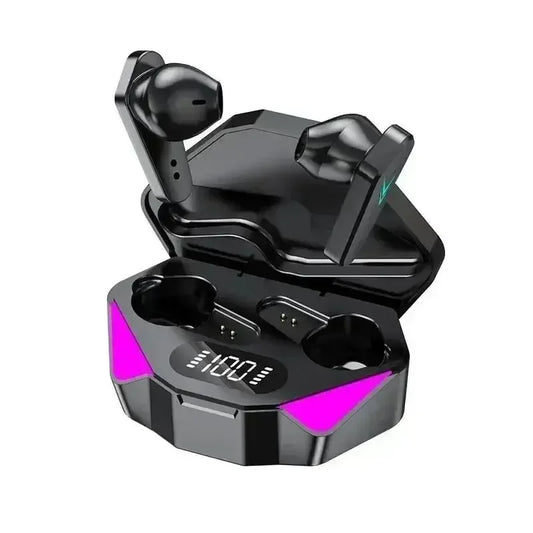 FONZY Wireless Bluetooth 5.3 Earphones with Charging Case – Noise Reduction Sport Earbuds