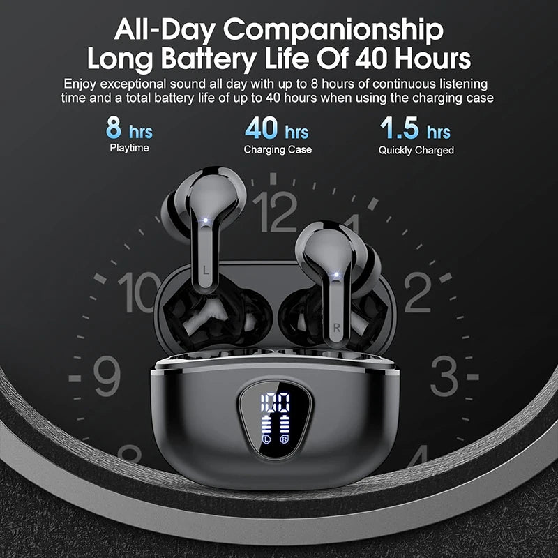 FONZY BT5.3 Wireless Earbuds | ENC Noise Cancelling & IP7 Waterproof