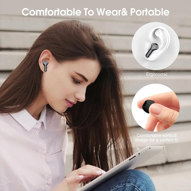 FONZY BT5.3 Wireless Earbuds | ENC Noise Cancelling & IP7 Waterproof