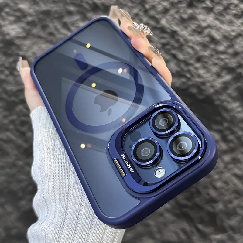 FONZY Invisible Camera Lens Kickstand MagSafe Case for iPhone
