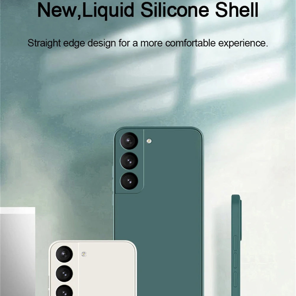 FONZY™ Soft Liquid Silicone Shockproof Case for Samsung Galaxy S20 to S26 Series