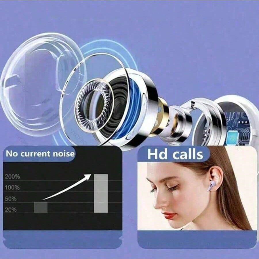 FONZY Open-Ear Bluetooth Clip-On Headphones with Charging Case