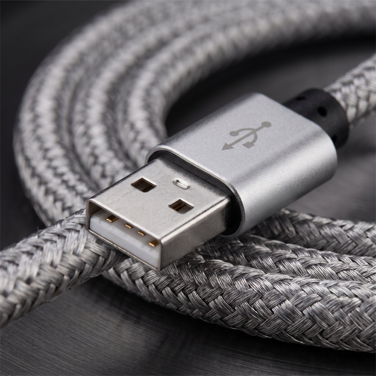 FONZY™ Ultra-Durable Nylon Braided USB-A to Type-C Fast Charging Cable
