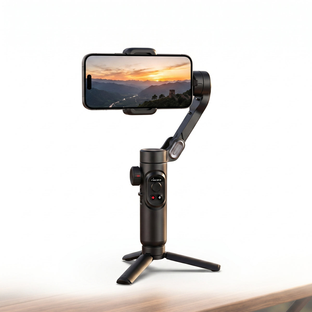 FONZY 3-Axis Smart AI Face Tracking Gimbal Stabilizer for Smartphone | Handheld Video Tripod