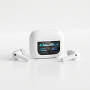 FONZY Wireless ENC Noise-Canceling Earbuds with Smart Display Charging Case