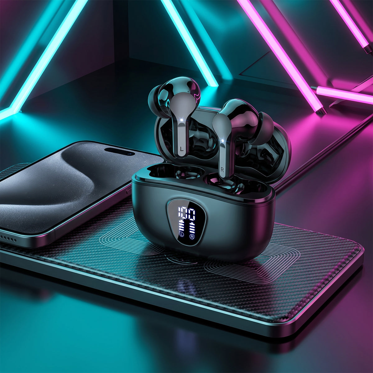 FONZY BT5.3 Wireless Earbuds | ENC Noise Cancelling & IP7 Waterproof