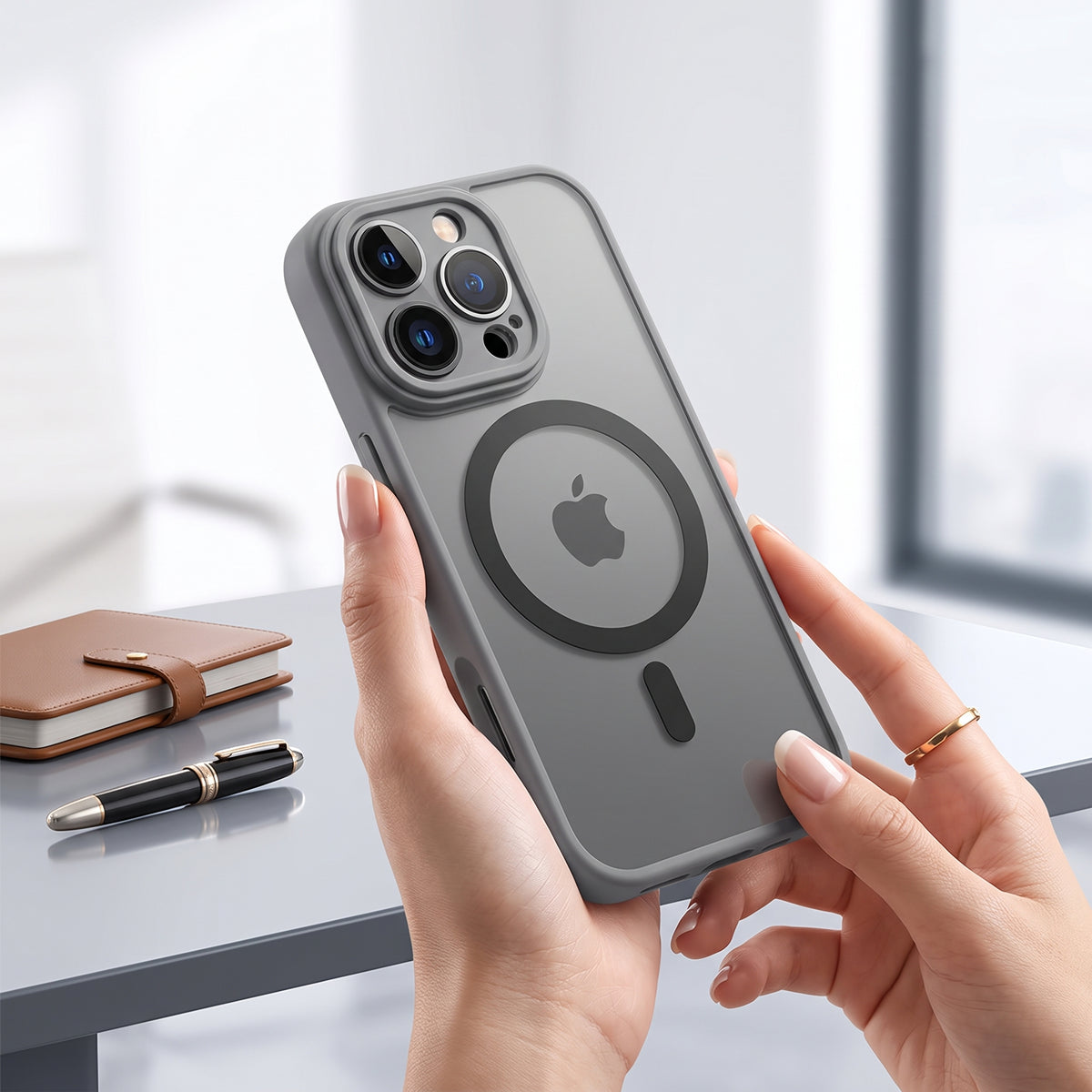FONZY Matte MagSafe Case for iPhone 11-17 Pro Max with Lens Protection