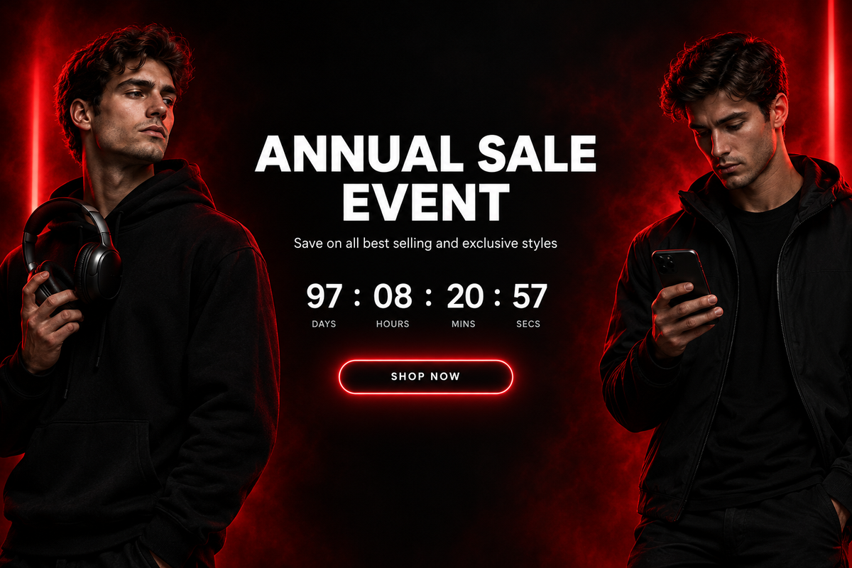 Annual Sale Event Hero Banner