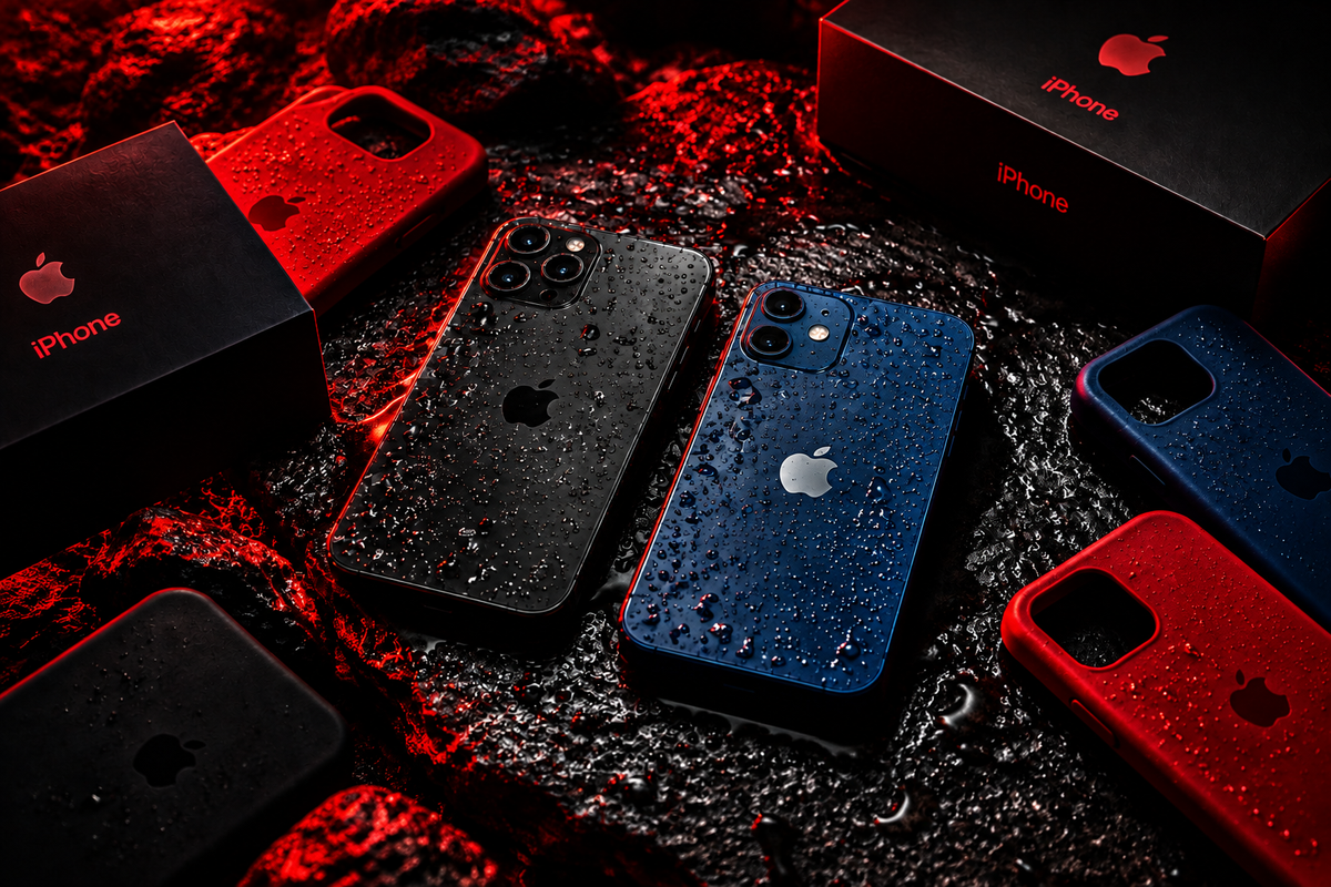 iPhones Sharp Red & Black