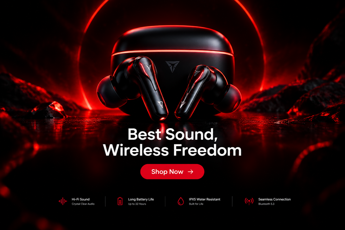 Premium Earbuds Hero Banner